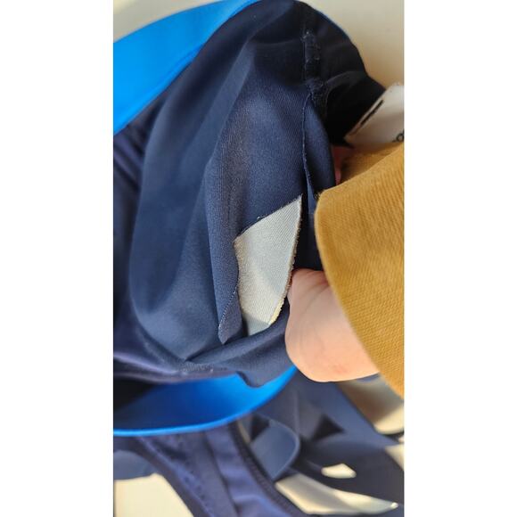 Brooks drive running mesh bra ultra double support sz S padded blue stretch EUC - Picture 6 of 8